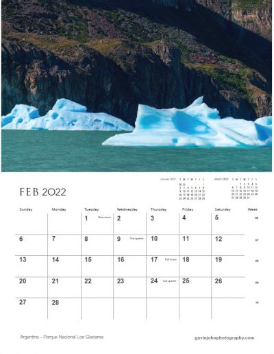 Gavin John Photography Landscape calendar Photo