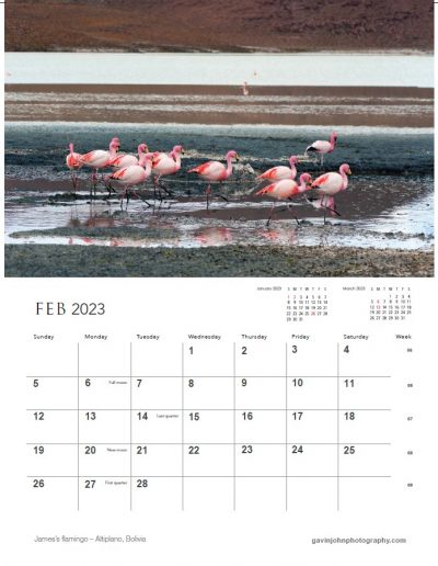 Gavin John Photography Landscape calendar Photo