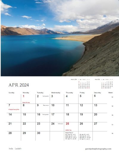 Gavin John Photography Landscape calendar Photo